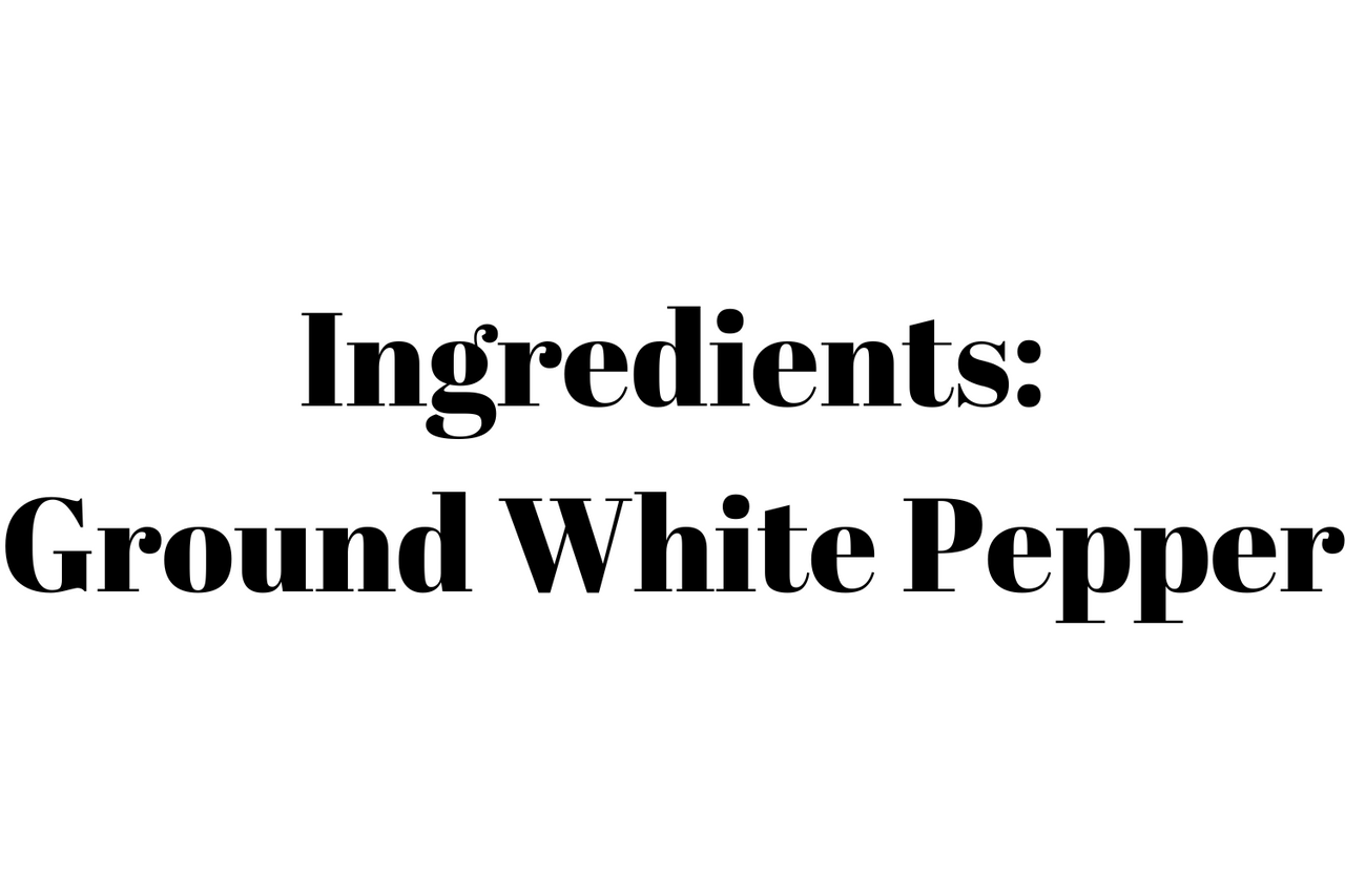 Schwartz White Ground Pepper 425g Best Before it's Gone Ltd
