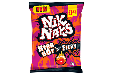 Nik Naks - Xtra Hot 'N' Fiery Flavour Corn Snacks - 75g Half Price Monday Offer