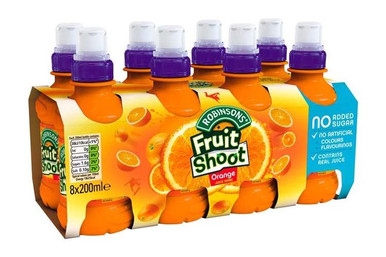 Robinson - Fruit Shoot - Orange - 8 x 200ml