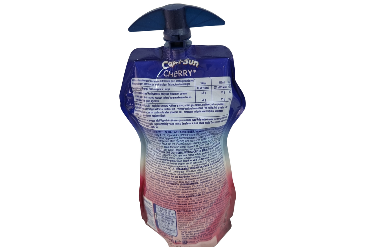 Capri Sun Cherry 330ml - E-Natural Limited - Food And Drink Wholesale Distributor