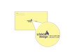 PRINTED - Custom Yellow 6.75 Envelopes - EN1051