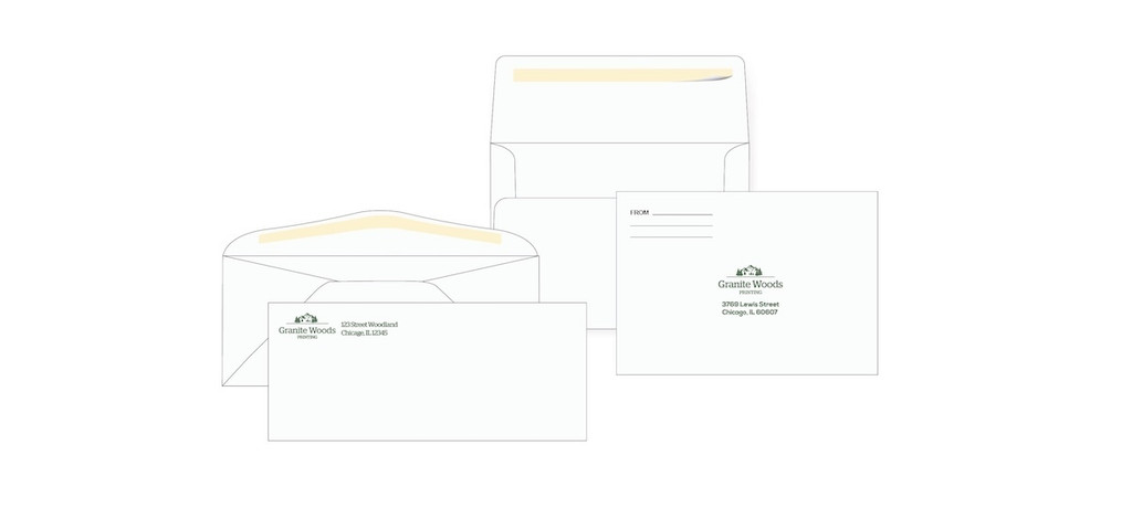 Custom Envelopes with Logo – Granite Woods Printing