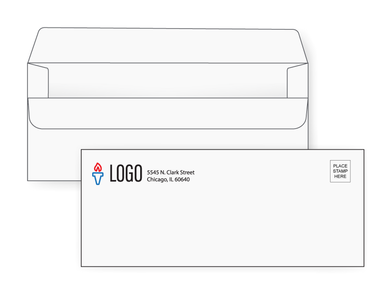 Custom Simple Seal Envelopes - EN1000