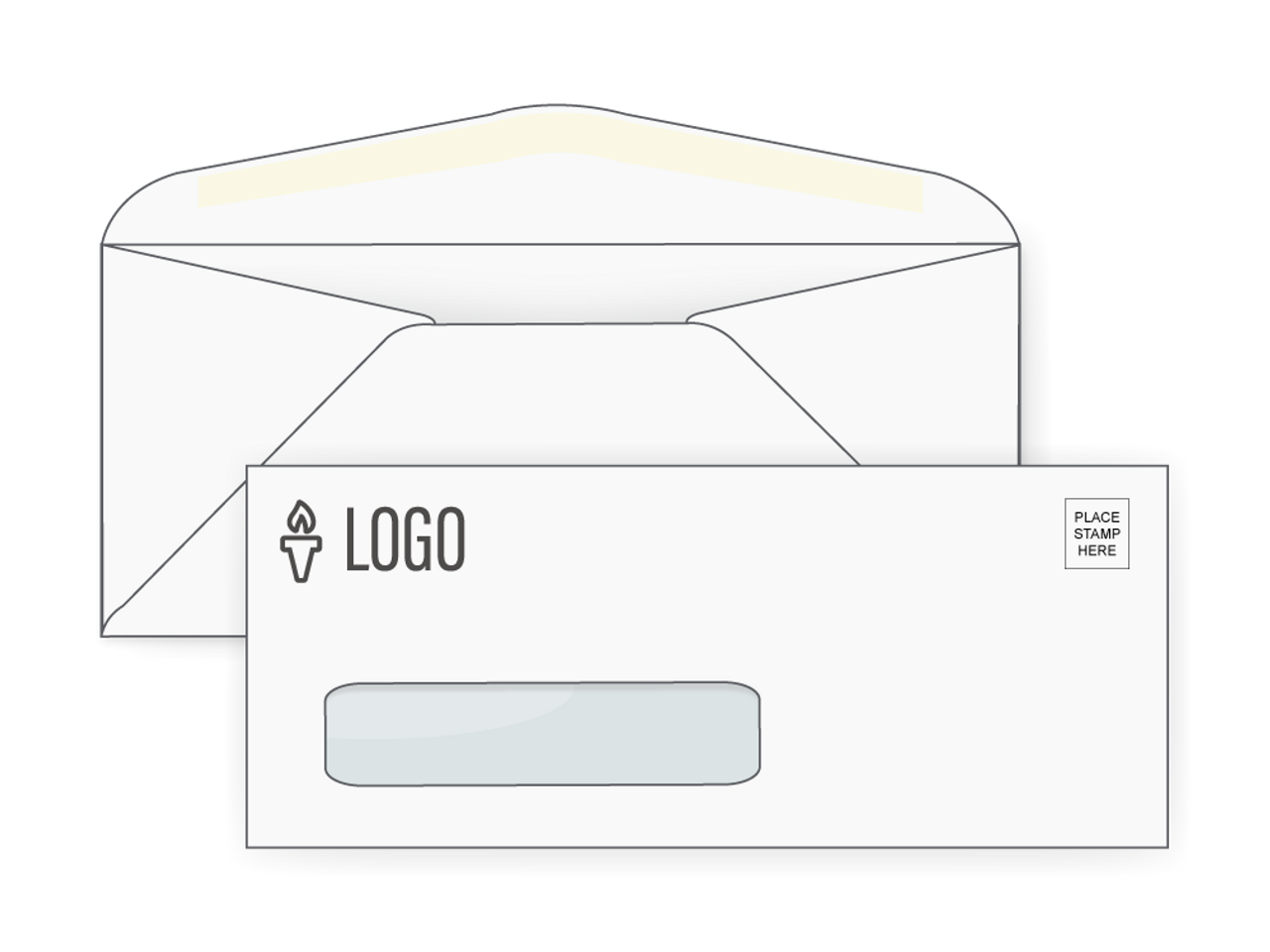 windowed envelope address template