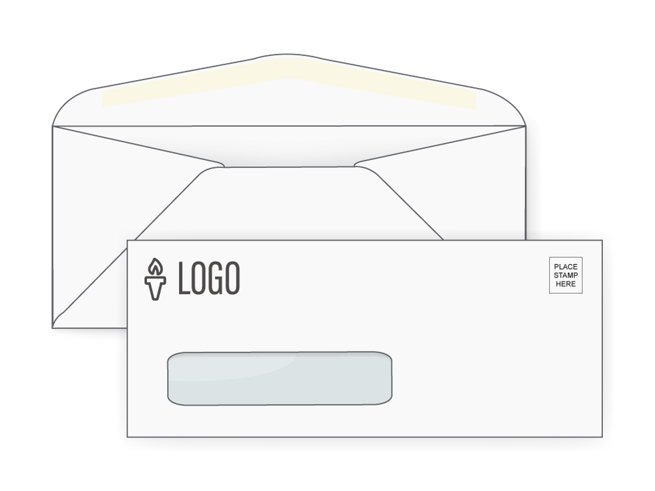 Custom #10 Window Envelopes
