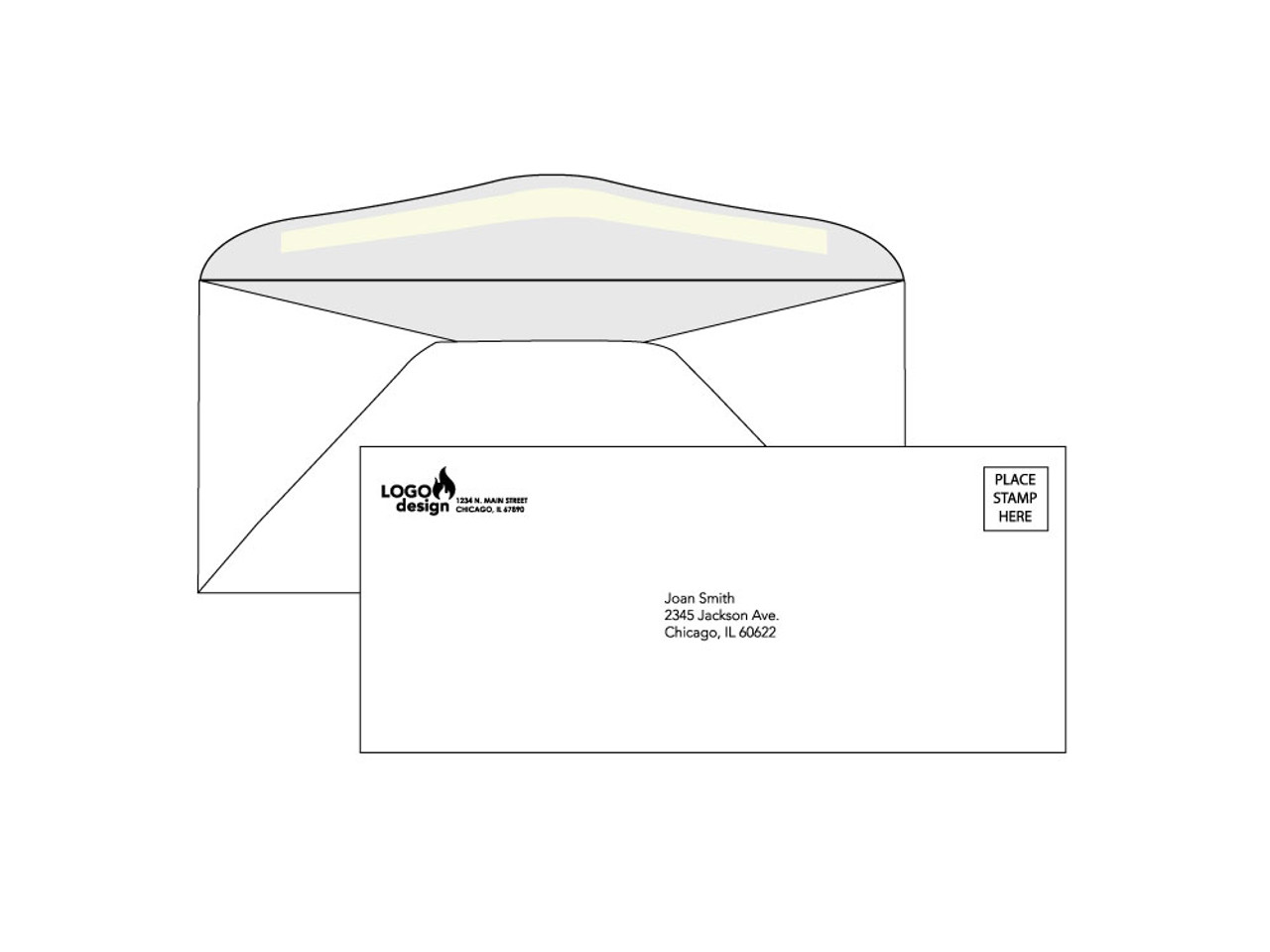 PRINTED - Custom #11 Envelopes - EN1039