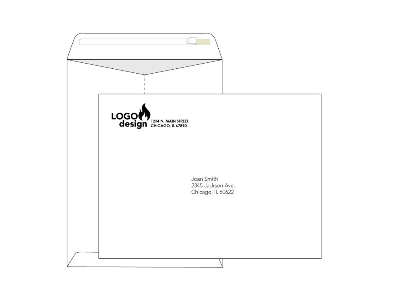 Custom 9x12 Self Seal Envelopes - EN1060