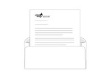 Custom Right Window Envelopes - EN1042