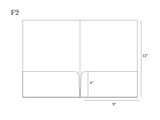 Custom Folders with Your Logo- Foil Stamped - FL1002
