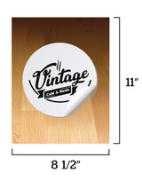 Full Color Repositionable Standard Floor Decals, 8 1/2" x 11" - D2000