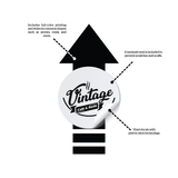 Full Color Repositionable Standard Floor Decals, 8 1/2" x 11" - D2000