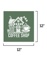 Full Color Repositionable Standard Floor Decals,12" x 12"
