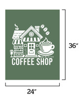Full Color Repositionable Standard Floor Decals, 24 x 36