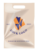 Full Color Die Cut Plastic Bags