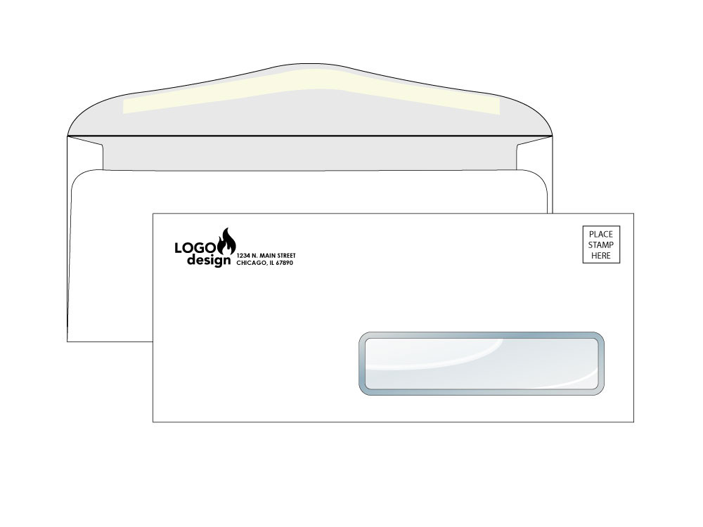 Custom Window Envelopes with Logo | #10 & Business Window Envelopes