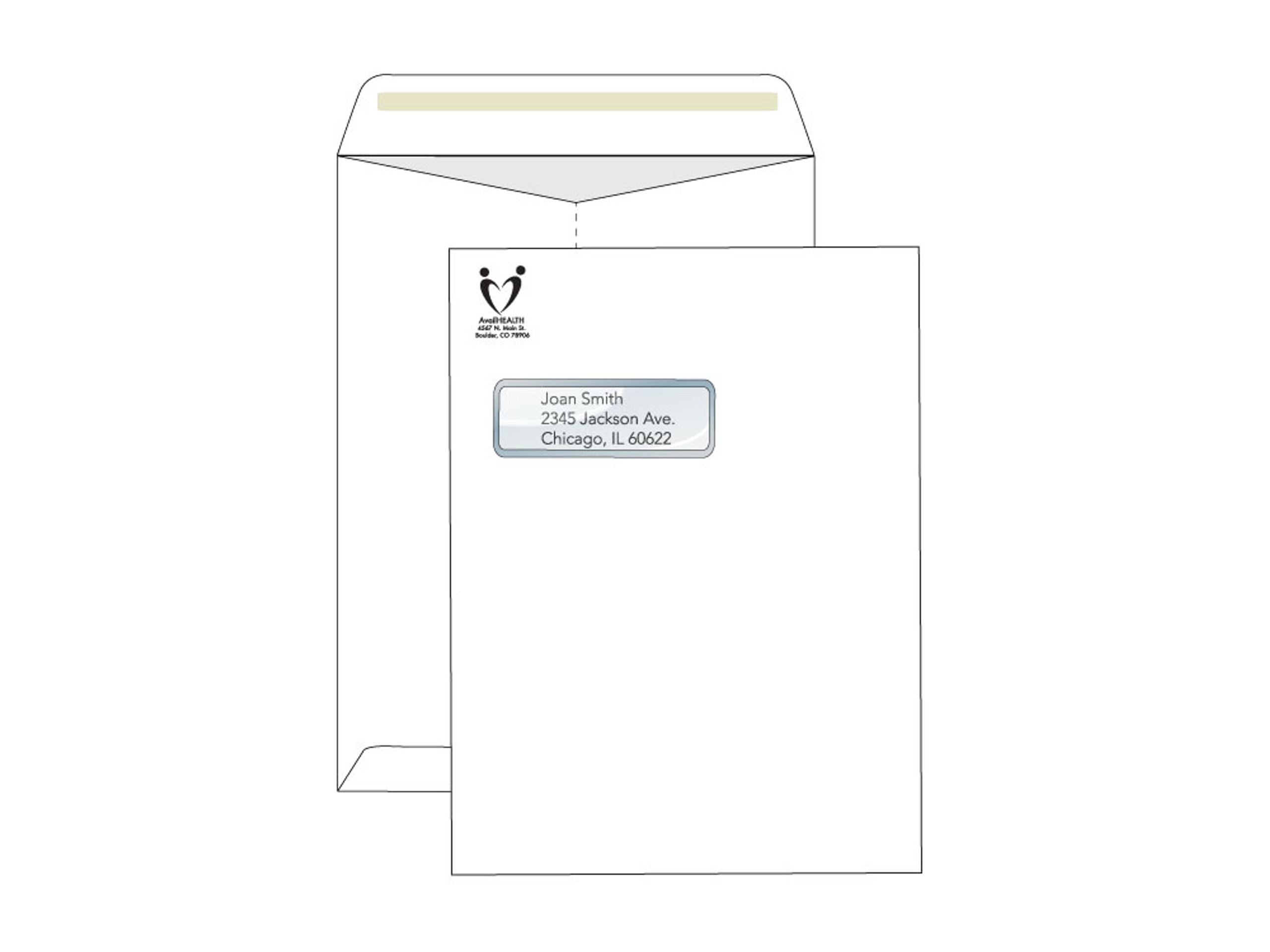 Custom 9x12 Window Envelopes Printed Mailing Envelopes for Business