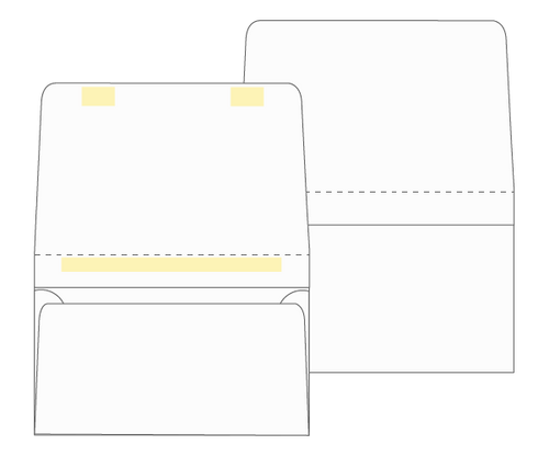 Dual Purpose Mailer - Tear Off Remittance Envelope (Blank) - EB1501