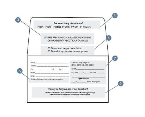 6.75 donation envelope template back