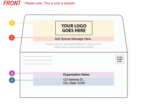 Charity Donation Envelopes - Easy to Use - EN3500