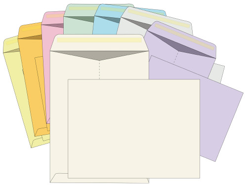 9x12 Pastel Catalog Envelopes - EB1512 