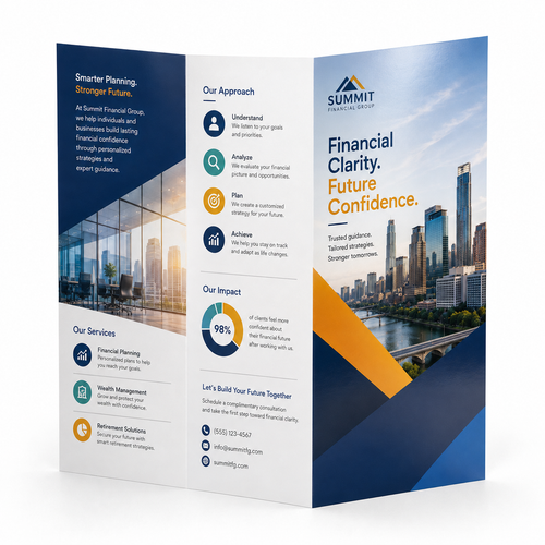 Custom Gloss Brochures – 8.5 x 11 – 100lb Gloss Text