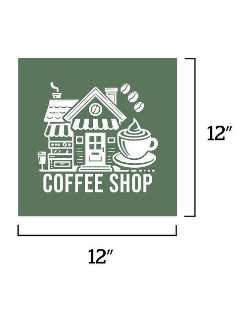 Full Color Repositionable Standard Floor Decals,12" x 12"