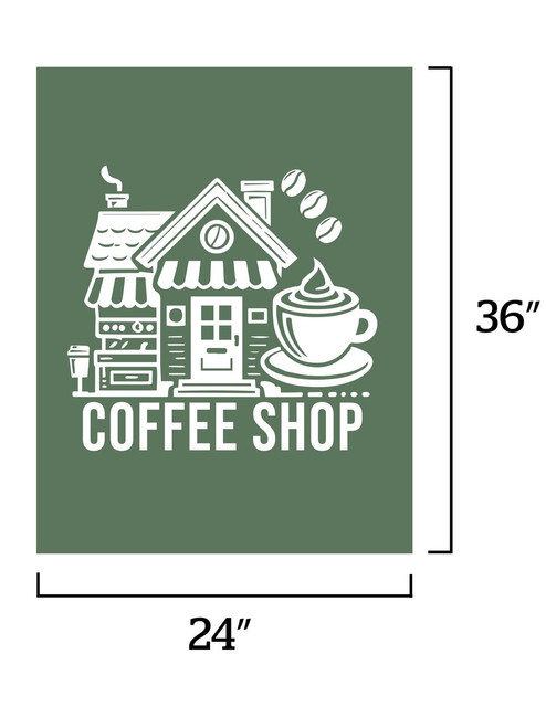 Full Color Repositionable Standard Floor Decals, 24 x 36