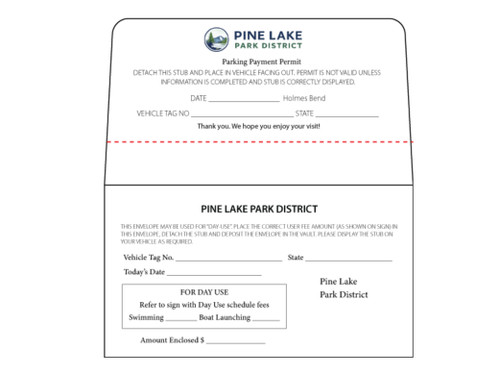 tear away parking envelope
