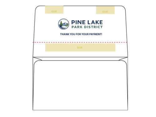 tear away permit envelope back