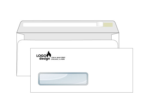 Custom Self Seal Window Envelopes - #10 EN1012