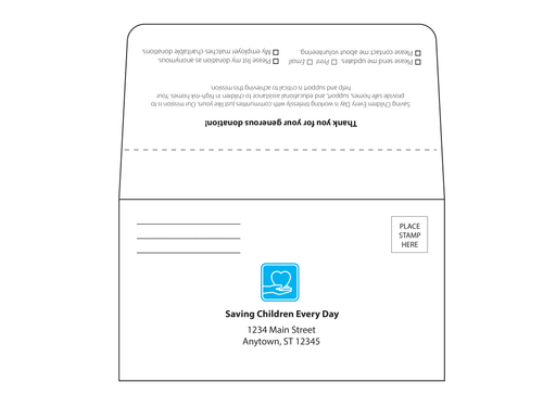 Custom Tear-Off  Remittance Envelopes - EN1020 Custom Tear-Off  Remittance Envelopes - EN1020