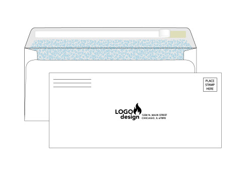 Self Seal #10 Custom Security Envelopes - EN1021 Self Seal #10 Custom Security Envelopes - EN1021