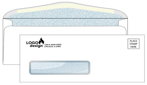 Custom #10 Security Envelopes with Window - EN1030