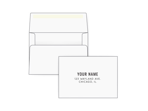 Custom A2 White Envelopes | Custom Invitation Envelopes - EN1073 Custom A2 White Envelopes | Custom Invitation Envelopes - EN1073