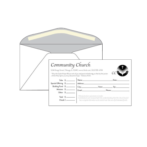 Church envelopes