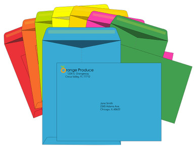 Colored 9x12 Envelopes | Custom Colored 9x12 Catalog Envelopes