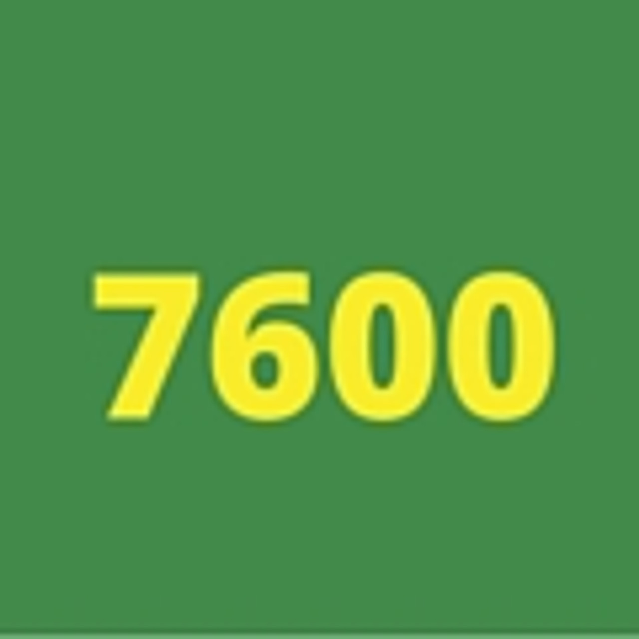 7600