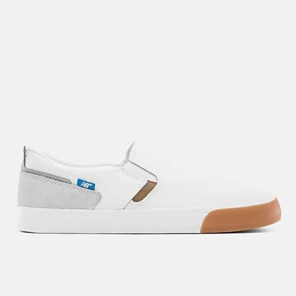 NEW BALANCE NUMERIC JAMIE FOY 306 LACELESS - (WHITE LEATHER/GUM)