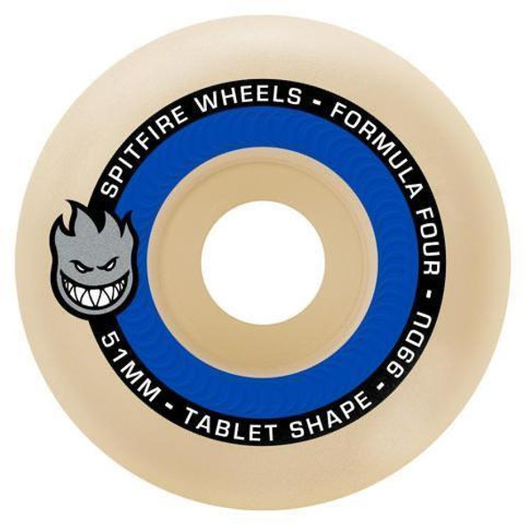SPITFIRE FORMULA FOUR TABLET WHEELS (99D) - 54MM