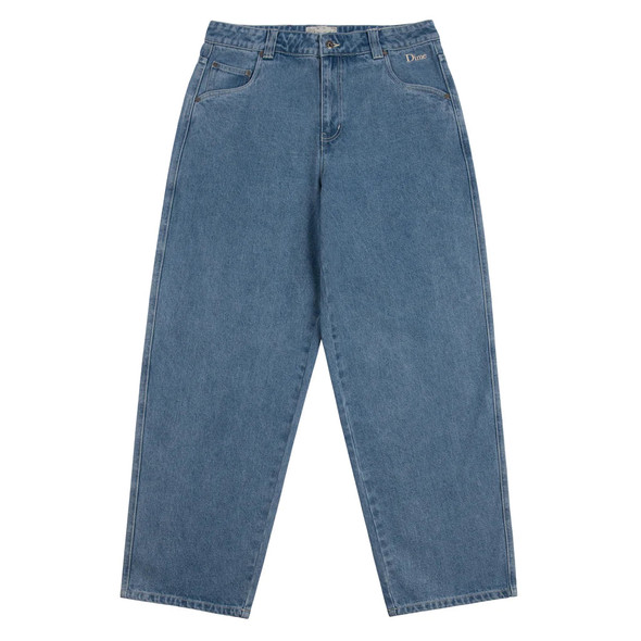 DIME CLASSIC BAGGY DENIM PANTS- BLUE WASHED
