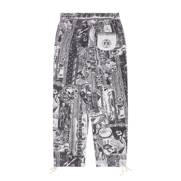 FUCKING AWESOME FA COWUBUNGA PANTS - BLACK (ALL OVER PRINT)