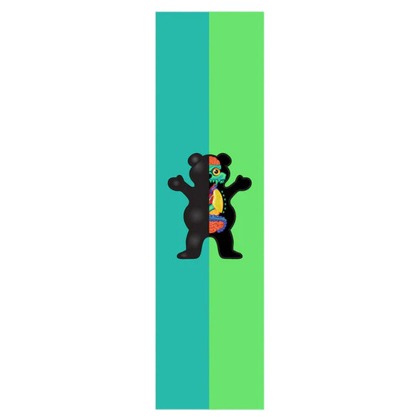 GRIZZLY GRIPTAPE USE YOUR BRAIN -(GREEN/TEAL)