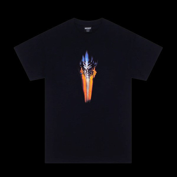 HOCKEY METAL MASK TEE - (BLACK)