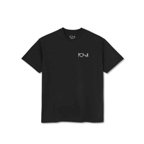 POLAR STROKE LOGO TEE - BLACK
