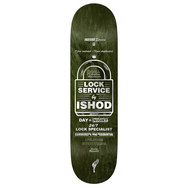 REAL SKATEBOARDS ISHOD ON LOCK DECK - 8.38