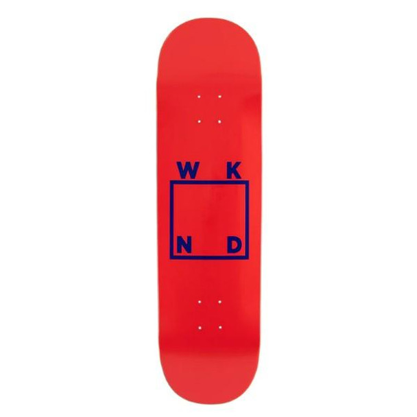 WKND LOGO DECK (RED/BLUE) - (8.375)