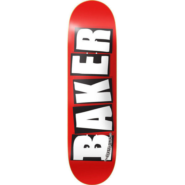 BAKER BRAND LOGO (WHITE) DECK - (8.125)
