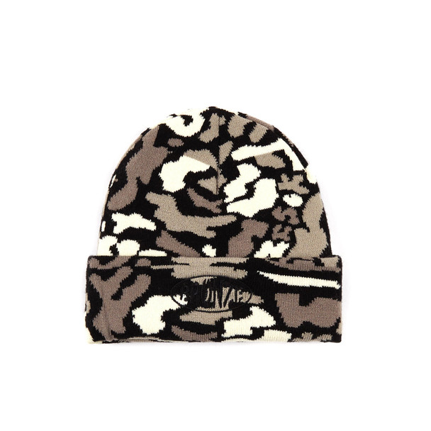 BRONZE - CAMO FLEECE BEANIE SNOW
