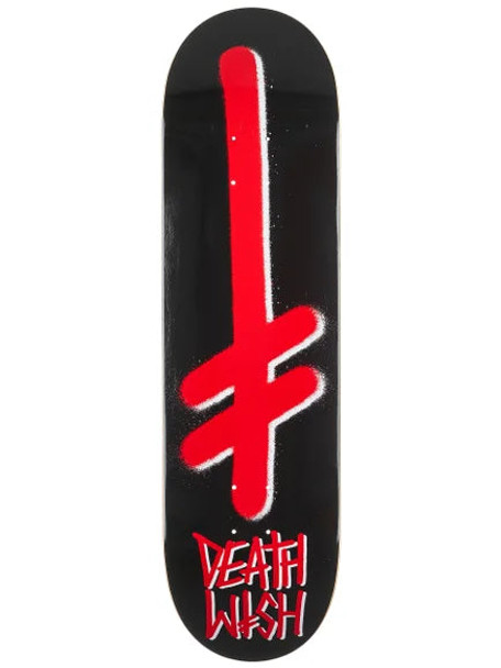 DEATHWISH GANG LOGO BLK/RED DECK - 8.6