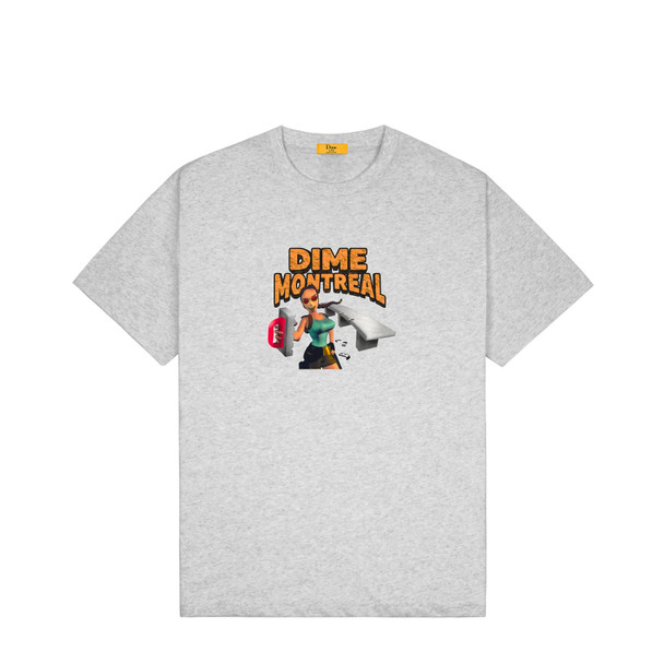 DIME LARA TEE - HEATHER GREY